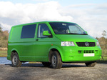 SX11156 Green Mean Camping Machine VW T5 campervan at Ogmore Castle.jpg